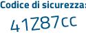 Il Codice di sicurezza è 6c continua con 8ff29 il tutto attaccato senza spazi