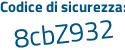 Il Codice di sicurezza è d39df92 il tutto attaccato senza spazi