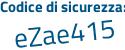 Il Codice di sicurezza è 3f3 continua con 416Z il tutto attaccato senza spazi