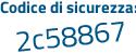 Il Codice di sicurezza è 3b continua con b9ce2 il tutto attaccato senza spazi