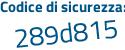 Il Codice di sicurezza è 8adfb7b il tutto attaccato senza spazi