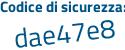 Il Codice di sicurezza è 9d438bb il tutto attaccato senza spazi