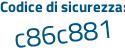 Il Codice di sicurezza è Zde27 poi ad il tutto attaccato senza spazi