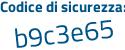 Il Codice di sicurezza è f58e4 poi 3e il tutto attaccato senza spazi