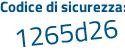 Il Codice di sicurezza è f continua con ec4cdb il tutto attaccato senza spazi