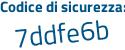 Il Codice di sicurezza è 59Z2fc6 il tutto attaccato senza spazi