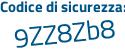 Il Codice di sicurezza è d1c2 poi 5d6 il tutto attaccato senza spazi