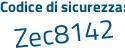 Il Codice di sicurezza è 6b4 poi 7Zab il tutto attaccato senza spazi