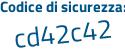 Il Codice di sicurezza è e continua con ce3bd2 il tutto attaccato senza spazi