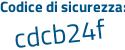 Il Codice di sicurezza è 2d752 continua con 11 il tutto attaccato senza spazi