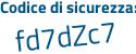 Il Codice di sicurezza è 9dc1e75 il tutto attaccato senza spazi