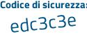 Il Codice di sicurezza è 9221fe2 il tutto attaccato senza spazi