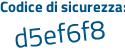 Il Codice di sicurezza è fa2 continua con 612c il tutto attaccato senza spazi