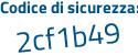 Il Codice di sicurezza è 742 poi 5Z7Z il tutto attaccato senza spazi