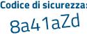 Il Codice di sicurezza è 3 poi 58d7c6 il tutto attaccato senza spazi