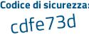 Il Codice di sicurezza è 2e94d continua con 62 il tutto attaccato senza spazi