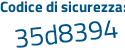 Il Codice di sicurezza è 31 poi 7Za3e il tutto attaccato senza spazi