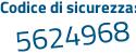 Il Codice di sicurezza è 3fbZa poi 37 il tutto attaccato senza spazi