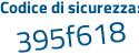 Il Codice di sicurezza è 533aZfd il tutto attaccato senza spazi