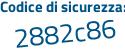 Il Codice di sicurezza è 67c3 continua con da8 il tutto attaccato senza spazi