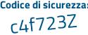 Il Codice di sicurezza è ed6 segue 9d56 il tutto attaccato senza spazi