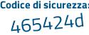 Il Codice di sicurezza è 18ec3a9 il tutto attaccato senza spazi