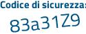 Il Codice di sicurezza è 4de4c91 il tutto attaccato senza spazi