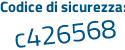 Il Codice di sicurezza è 3 continua con f8bd6b il tutto attaccato senza spazi