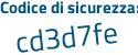 Il Codice di sicurezza è dc61 poi 5e6 il tutto attaccato senza spazi