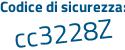 Il Codice di sicurezza è Zb6 poi Z91a il tutto attaccato senza spazi