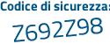 Il Codice di sicurezza è 95 continua con Zbde2 il tutto attaccato senza spazi