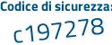 Il Codice di sicurezza è ac1d262 il tutto attaccato senza spazi