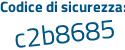 Il Codice di sicurezza è c5815 poi 8f il tutto attaccato senza spazi