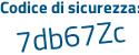 Il Codice di sicurezza è 1e2e16e il tutto attaccato senza spazi