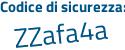 Il Codice di sicurezza è d continua con dd3aZ8 il tutto attaccato senza spazi