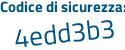 Il Codice di sicurezza è 65 continua con a2169 il tutto attaccato senza spazi