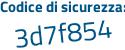 Il Codice di sicurezza è e81 poi ebe2 il tutto attaccato senza spazi