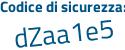 Il Codice di sicurezza è 43a3 poi ab5 il tutto attaccato senza spazi