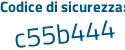 Il Codice di sicurezza è Z51Z9 poi Z3 il tutto attaccato senza spazi