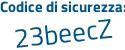 Il Codice di sicurezza è c6 poi 933d7 il tutto attaccato senza spazi