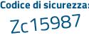 Il Codice di sicurezza è 8b92a8f il tutto attaccato senza spazi