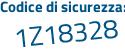 Il Codice di sicurezza è c7ae178 il tutto attaccato senza spazi