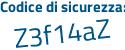 Il Codice di sicurezza è 7 segue e921d6 il tutto attaccato senza spazi