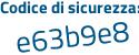 Il Codice di sicurezza è cdac2ac il tutto attaccato senza spazi