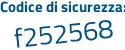 Il Codice di sicurezza è 7c poi 3747b il tutto attaccato senza spazi