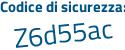 Il Codice di sicurezza è 3ace segue 712 il tutto attaccato senza spazi