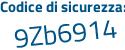 Il Codice di sicurezza è fe poi 32cc7 il tutto attaccato senza spazi