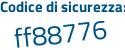 Il Codice di sicurezza è dZb6 poi 467 il tutto attaccato senza spazi