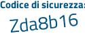 Il Codice di sicurezza è 83a1b poi bd il tutto attaccato senza spazi