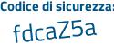 Il Codice di sicurezza è d86616d il tutto attaccato senza spazi